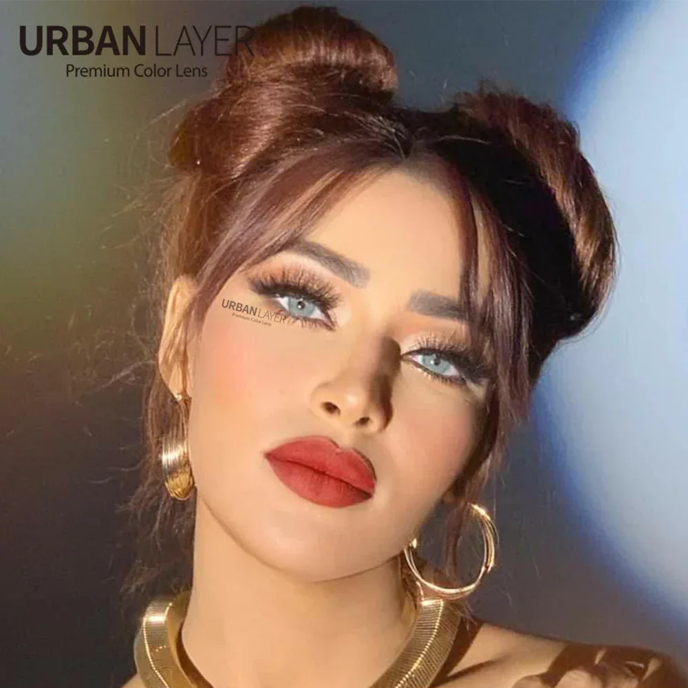 Angeles N Blue - UrbanLayer - yearly - Colored Contact Lenses, URBAN-LAYER, URBAN-LAYER Optics -- Urban-Layer - Egypt - Colored Contact Lenses, URBAN-LAYER, URBAN-LAYER Optics