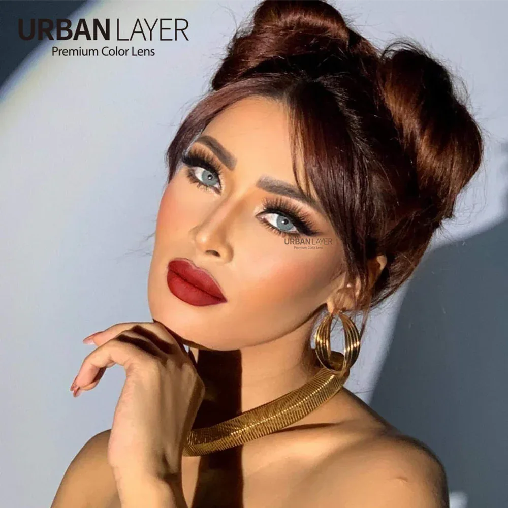 Angeles N Blue - UrbanLayer - yearly - Colored Contact Lenses, URBAN-LAYER, URBAN-LAYER Optics -- Urban-Layer - Egypt - Colored Contact Lenses, URBAN-LAYER, URBAN-LAYER Optics