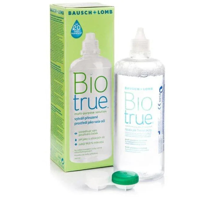 محلول BioTrue متعدد الأغراض للعدسات اللاصقة - Contact Lens Solutions & Accessories -- Julia Lenses Store - Egypt - Contact Lens Solutions & Accessories