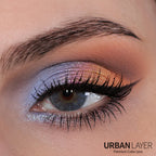 Berkeley Blue Urban-Layer colored contact lenses in vibrant blue, showcasing a natural eye color enhancement.