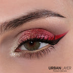 Berkeley Green Urban Layer colored contact lenses by Urban-Layer, showcasing vibrant green hue in a close-up view.