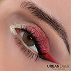 Berkeley Green Urban Layer colored contact lenses in a close-up view, showcasing the vibrant green hue and texture.